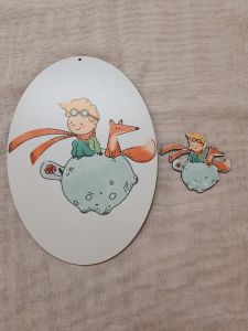 Σετ πλάτη για λαμπάδα Μικρός πρίγκιπας & στοιχείο 2