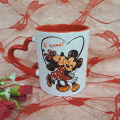 Κούπα Αγίου Βαλεντίνου Σ'αγαπώ Mickey & Minnie