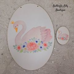 Σετ πλάτη για λαμπάδα κύκνος & στοιχείο 3