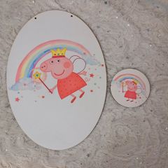 Σετ πλάτη για λαμπάδα peppa & στοιχείο 2