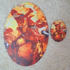 Σετ πλάτη για λαμπάδα ironman & στοιχείο 2