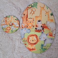 Σετ πλάτη για λαμπάδα Ζωάκια & στοιχείο 3