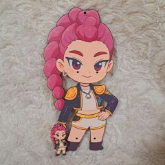 Σετ πλάτη για λαμπάδα K - pop Huntrix Rumi & στοιχείο 