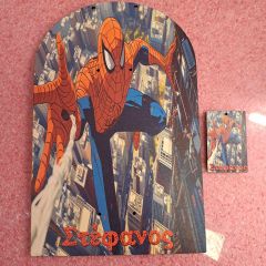 Σετ πλάτη για λαμπάδα Spiderman & στοιχείο 2