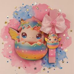 Σετ Λαμπάδας Δρακάκι Cute dragon-1