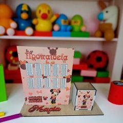 Σταντ προπαίδεια μολυβοθήκη minnie mouse με όνομα