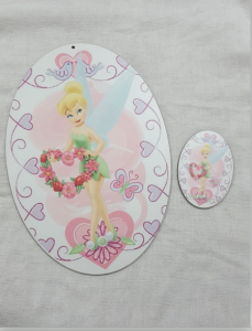 Σετ πλάτη για λαμπάδα Tinkerbell & στοιχείο