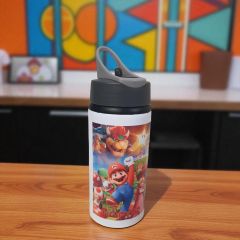 Ανοξείδωτο Παγούρι super mario με Όνομα 