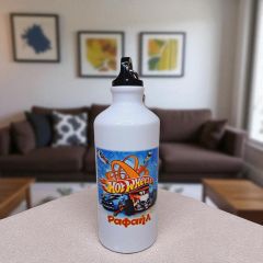 Μεταλλικό Παγούρι Hot Wheels με Όνομα 