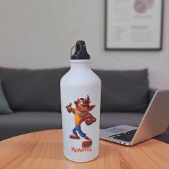 Μεταλλικό Παγούρι Crash Bandicoot  με Όνομα 