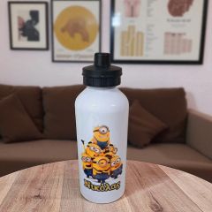 Μεταλλικό Παγούρι Minions με Όνομα 