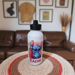 Μεταλλικό Παγούρι Stitch με Όνομα 