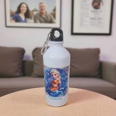 Μεταλλικό Παγούρι Frozen με Όνομα 